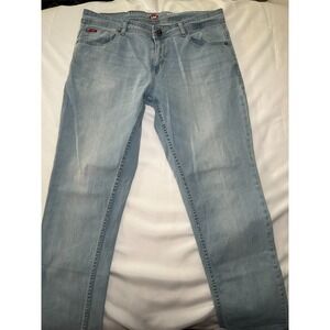 Lee Cooper 1908 Authentic Jeans Men's Waist 34 Light Wash Classic Fit